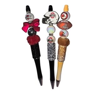 🔥Set Of 3! Ohio State, Cleveland Cavaliers  and Cleveland Browns Themed Pens